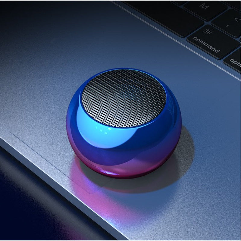 Caixinha de Som Bluetooth TWS Metal Mini Speaker Amplificada